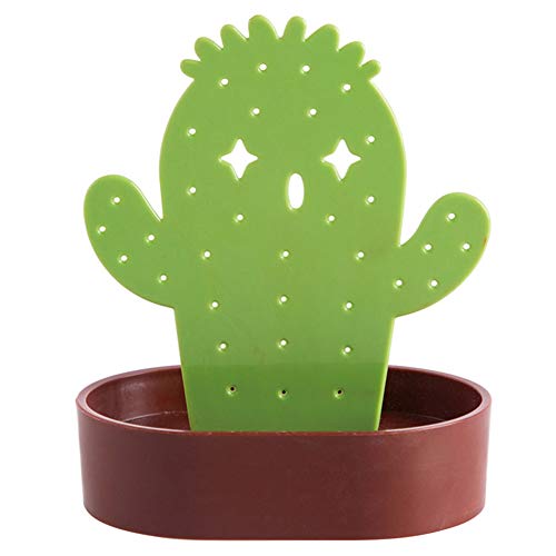 Jewelry Display Stand Cactus Ring Holder Necklace Earring Hanger For Home Decoration Birthday Wedding Festival Gifts