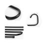 HJYPYJ Magic Hanger,Multi-Layer Storage Folding Hanger,Type s Iron Trouser Hangers,Space-Saving Organizer Hanger Not Easily Deformed/White / 35x32cm