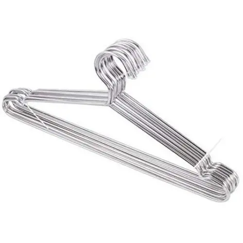 40CM Metal Clothes Hanger with Groove/Anti-Rust Stainless Steel Hanger 10 Pieces 40CM Metal Clothes Hanger with Groove/Anti-Rust Stainless Steel Hanger 10 Pieces