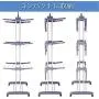 Voilamart Clothes Drying Rack 3 Tier with Wheels, Foldable Clothes Garment Dryer Compact Storage, Heavy Duty Stainless Steel Hanger, Laundry Indoor Outdoor Airer Voilamart Clothes Drying Rack 3 Tier with Wheels, Foldable Clothes Garment Dryer Compact Storage, Heavy Duty Stainless Steel Hanger, Laundry Indoor Outdoor Airer
