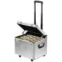 Vaultz Locking Mobile File Chest, Letter/Legal Size, Silver Treadplate (VZ00712) Vaultz Locking Mobile File Chest, Letter/Legal Size, Silver Treadplate (VZ00712)