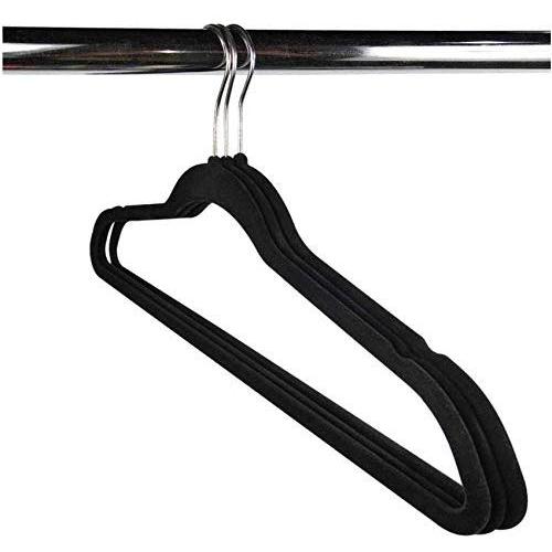 10pcs Non-Slip Velvet Hangers Suit Hanger, Ultra Thin Space Saving 360 Degree Swivel Hook Strong and Durable Clothes Hanger