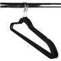 10pcs Non-Slip Velvet Hangers Suit Hanger, Ultra Thin Space Saving 360 Degree Swivel Hook Strong and Durable Clothes Hanger