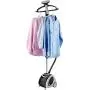 SALAV GS65-BJ 1500W Professional Extra Wide Bar Garment Steamer with 360 Swivel Hanger, 4 Steam Settings and Storage Pocket, Black