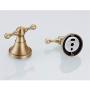 Cigkany Robe Towel Hooks Antique Brass Brushed Bathroom Kitchen Bath Robe Towel Hooks Bedroom Wall Mounted Coat Clothes Single Hook Hanger Lavatory Accessories (Color : Bronze, Size : One Size)