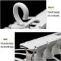 EvaroFly Multipurpose Portable Folding Hanger, Save Space Storage Clothes Hanger, Household Travel Camping -White 51.5x41.5x37cm