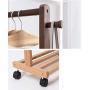 WYQSZ Solid Wood Hanger Floor Porch Clothes Rack Bedroom Rack Home Multi-Function Movable Tree Coat Rack Shelf - Coat Rack 8563 (Design : C)