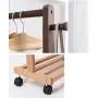 WYQSZ Solid Wood Hanger Floor Porch Clothes Rack Bedroom Rack Home Multi-Function Movable Tree Coat Rack Shelf - Coat Rack 8563 (Design : C)