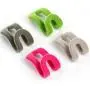 20pcs Mini Flocking Hanger Hook Clothes Hanger Easy Hook Closet Organizer Wardrobe Anti-Clip Space Saver Holder Random Color 20pcs Mini Flocking Hanger Hook Clothes Hanger Easy Hook Closet Organizer Wardrobe Anti-Clip Space Saver Holder Random Color