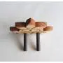 Ukulele Wall Mount Hanger, Hand Carved Plumeria Ukulele Wall Mount Hanger, Hand Carved Plumeria