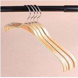 10pcs 40 cm Clothes Hanger Dry Wet Dispaly Wooden Suit Hanger Coats Dress Skirts Anti Slip Hanger Decoration