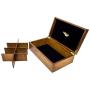 The Bamboo Leaf Tea Boxes Storage Organizer for Tea Collections, 8 Compartment w/Solid Lid (Walnut) The Bamboo Leaf Tea Boxes Storage Organizer for Tea Collections, 8 Compartment w/Solid Lid (Walnut)