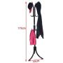 Clothes Coat Hat Umbrella Portable Hanger Stand Rack SUJING Tree Coat Rack Stand, Free Standing Coat Rack,Hallway/Entryway Coat Hanger Stand for Clothes, Suits (Black 2)