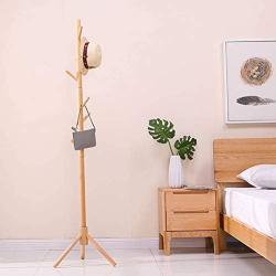 Y.H.Valuable Coat Racks Standing Coat Rack Clothes Home Floor Standing Coat Rack Hat Stand Hanger Waterproof Vintage,Birch Hangers Storage Bedroom Hallway Entryway Furniture