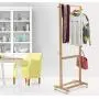 Q_Entryway Furniture Fashion Creative Coat Rack Floor-Standing Hanger Removable Simple Clothes Rack Multifunctional Bedroom Floor Hanger Hall Trees