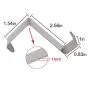 Tresbro Metal Over The Door Hook Z Shaped Clothes Hangers for Bathroom Kitchen Office 10 Pcs Tresbro Metal Over The Door Hook Z Shaped Clothes Hangers for Bathroom Kitchen Office 10 Pcs