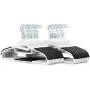 Popular Design Products 50 pc Premium Quality Easy-On Clothes Hangers - White with Black Non-Slip Pads - Space Saving Thin Profile - for Shirts, Pants, Blouses, Scarves ? Strong Enough for Coats Popular Design Products 50 pc Premium Quality Easy-On Clothes Hangers - White with Black Non-Slip Pads - Space Saving Thin Profile - for Shirts, Pants, Blouses, Scarves ? Strong Enough for Coats