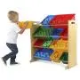 Tot Tutors Kids Toy Storage Organizer with 12 Plastic Bins, Natural/Primary (Primary Collection) Tot Tutors Kids Toy Storage Organizer with 12 Plastic Bins, Natural/Primary (Primary Collection)