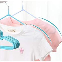Ten pcs Children Baby Clothes Hanger Clothes (Light Blue)