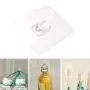 Seamless Adhesive Hooks Anti-skid Hooks Reusable Transparent Hooks Traceless Wall Hanging Hooks for Kitchen & Bathroom Decor 2-10pcs (D-8Pcs) Seamless Adhesive Hooks Anti-skid Hooks Reusable Transparent Hooks Traceless Wall Hanging Hooks for Kitchen & Bathroom Decor 2-10pcs (D-8Pcs)