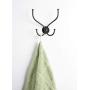 RTZEN Decorative Wall Mount Hanger | Double Wrought Iron Hook for Hat, Coat, Clothes, Towel, Robe | Black Metal Jacket Hanging Hooks Rack | Handmade Décor RTZEN Decorative Wall Mount Hanger | Double Wrought Iron Hook for Hat, Coat, Clothes, Towel, Robe | Black Metal Jacket Hanging Hooks Rack | Handmade Décor