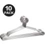 XWTAOD Standard Hangers,40CM Coat Hangers Stainless Steel Strong Metal Coat Hangers Clothes