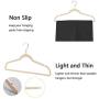 Non-Slip Velvet Clothes Hangers Premium Heavy Duty Space Saving with 360 Swivel &Rose Gold Hanger Hook for for Dress, Coats, Jackets, Pants, Shirts, Skirts (Pack of 50)