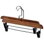 Iddefee Clothes Hanger Pack of 10 High-Grade Wooden Pants Hangers with Metal Clips Grip Clip Pants Hanger Smooth Finish Solid Wood Jeans Skirt Hanger Multifunctional Hanger Pants Hangers Iddefee Clothes Hanger Pack of 10 High-Grade Wooden Pants Hangers with Metal Clips Grip Clip Pants Hanger Smooth Finish Solid Wood Jeans Skirt Hanger Multifunctional Hanger Pants Hangers