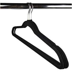 10pcs/Pack Non-Slip Velvet Hangers Suit Hanger Ultra Thin Space Saving 360 Degree Swivel Hook Strong and Durable Clothes Hanger