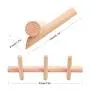YOYAI Wood Coat Rack Wall Mounted Wall Rack with Hooks Hat Rack Towel Hanger Wood Wall Hooks Hanger with Pegs Entryway Bedroom Bathroom(Beech Wood,3 Hooks) YOYAI Wood Coat Rack Wall Mounted Wall Rack with Hooks Hat Rack Towel Hanger Wood Wall Hooks Hanger with Pegs Entryway Bedroom Bathroom(Beech Wood,3 Hooks)