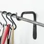 Set of 2 Wall Mounted Hand Forged Straight Wrought Iron Hanging Coat Hook Hanger Rustic Vintage Style Bracket Set of 2 Wall Mounted Hand Forged Straight Wrought Iron Hanging Coat Hook Hanger Rustic Vintage Style Bracket