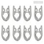 HJYPYJ Magic Hanger,Portable Magical Hangers,Windproof Not Easy to Slide PP Hanger,Space-Saving Organizer Hangers, Sturdy/Gray / 16 PCs
