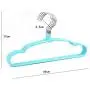 10pcs Random Color Baby Clothes Hangers Stainless Steel Outdoor Portable Drying Rack for Kids Children Clothing Coat Closet Organizer