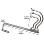 Rok Hardware Pearly Grey Over The Door 3 Prong Closet Coat Sweater Hat Tie Clothes Towel Swivel Hook Hanger ROKOTDHMN (2 Pack) Rok Hardware Pearly Grey Over The Door 3 Prong Closet Coat Sweater Hat Tie Clothes Towel Swivel Hook Hanger ROKOTDHMN (2 Pack)
