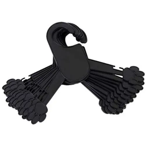 BARGAIN HOUSE Pet Hanger Pet Clothes Hanger Plastic Pet Hanger Durable Pet Hanger Convenient Pet Hanger Suitable for dogs and cats 10pcs black BARGAIN HOUSE Pet Hanger Pet Clothes Hanger Plastic Pet Hanger Durable Pet Hanger Convenient Pet Hanger Suitable for dogs and cats 10pcs black
