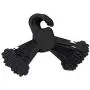 BARGAIN HOUSE Pet Hanger Pet Clothes Hanger Plastic Pet Hanger Durable Pet Hanger Convenient Pet Hanger Suitable for dogs and cats 10pcs black BARGAIN HOUSE Pet Hanger Pet Clothes Hanger Plastic Pet Hanger Durable Pet Hanger Convenient Pet Hanger Suitable for dogs and cats 10pcs black