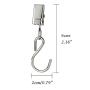 KUUQA 60 Pack Stainless Steel Curtain Clip String Party Light Hanger Clips Hanging Clamp Hooks Outdoor Activities Wire-Party Supplies