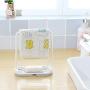 FidgetKute Towel Storage Hanging Rack Shelf Bathroom Kitchen Dishcloth Dish Cloth Hanger Beige