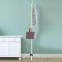 Angels home Coat Rack, Living Room Creative Hanger Multi-Function Floor Home Bedroom Hanger Clothes Rack(White)
