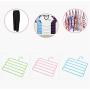 Save Space Cabinet Pants tie Scarf Storage Rack Folding Magic Hangers for Clothes Outdoor Closet 5pcs Random Color