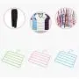Save Space Cabinet Pants tie Scarf Storage Rack Folding Magic Hangers for Clothes Outdoor Closet 5pcs Random Color
