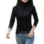 Toimothcn Womens Cotton Sweater Tops Blouse Long Sleeve Turtleneck Stretch Casual Bottoming Top Toimothcn Womens Cotton Sweater Tops Blouse Long Sleeve Turtleneck Stretch Casual Bottoming Top