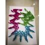 TenCloud Plastic Clothes Pins No Metal No Rust Clothes-Peg Clothespins Hangers Set of 18 Blue+Lime+Pink