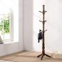 WZP Household Coat Rack Solid Wood Floor Solid Wood Hanger Modern European Clothes Rack Hook Can Be Rotated Home/B