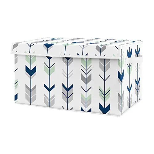 Sweet Jojo Designs Navy Blue, Mint and Grey Woodland Arrow Unisex Boy or Girl Baby Nursery or Kids Room Small Fabric Toy Bin Storage Boxes Chest for Woodsy Collection Sweet Jojo Designs Navy Blue, Mint and Grey Woodland Arrow Unisex Boy or Girl Baby Nursery or Kids Room Small Fabric Toy Bin Storage Boxes Chest for Woodsy Collection