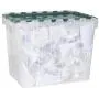 Akro-Mils 66497CLDGN 21-1/2 x 15 x 17" Semi Clear 18 gallon Plastic Storage Keep Boxes with Attached Lid Akro-Mils 66497CLDGN 21-1/2 x 15 x 17" Semi Clear 18 gallon Plastic Storage Keep Boxes with Attached Lid