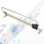 clothes hanger Retractable Wardrobe Rail Towel Coat Racks Closet Rod Shower Rod Towel (Silver,250mm)