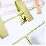 10pcs Fashion Metal Clothes Skirt Hanger Rose Gold Adult Trousers Pants Hangers with Clips Random Color 10pcs Fashion Metal Clothes Skirt Hanger Rose Gold Adult Trousers Pants Hangers with Clips Random Color