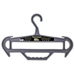 Tough Hanger (Grey) Ultimate Premium XL Large Heavyweight Heavy Duty Strong Hanger Holds 150 Lbs, USA Made The Only Hangers on The Market with a Built in Carry Handle