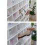 IRONLAND Storage Shoe Boxes White 12 Pack Clear Plastic Stackable White